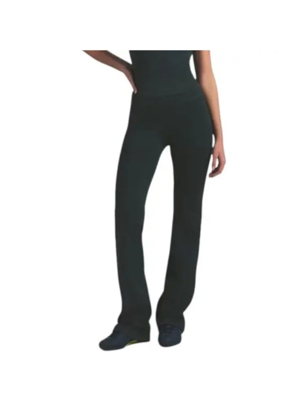 NWT SKIMS x NIKE MATTE DK TEAL SLIM FLARE LEGGINGS SZ LARGE